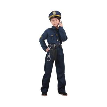 Imagem de Fantasia De Policial Infantil Deluxe, Traje Fofo Para Halloween, Carna