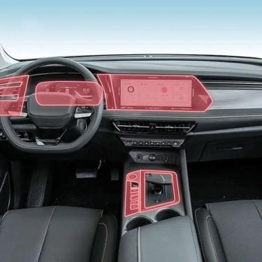 Imagem de HGFLBNV Película protetora de TPU transparente para console central de carro PPF, para Changan oshan X7 Plus 2022-2023