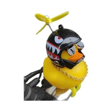 Imagem de Decoração De Carro Pato Amarelo Pequeno Brinquedo De Borracha Fofo Orn