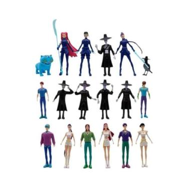Imagem de Conjunto De Figuras De Ação Anime Kpop Demon Hunters 18PCS Derpy Tiger