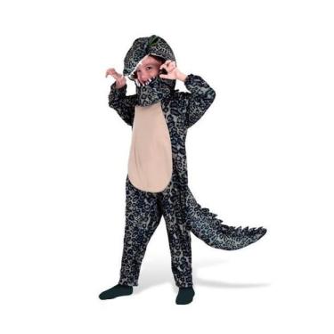 Imagem de Fantasia Jacaré Infantil com Capuz e Rabo - Diversos, UNICA, M