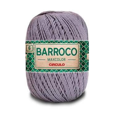 Imagem de Barbante Barroco Maxcolor Fio 6 200g Circulo Novelo Para Crochê Tricô Artesanato Diversas Cores (8336 - CINZA-CHUMBO)