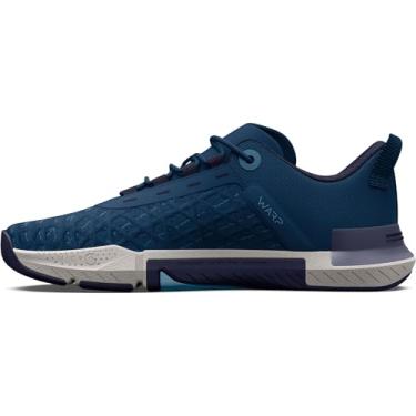 Imagem de Under Armour Desempenho Técnico de Trem Masculino, Azul universitário, azul (Midnight Navy) / argila branca, 7.5