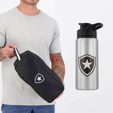 Imagem de Kit Botafogo Porta Chuteira e Squeeze Alumínio-Unissex