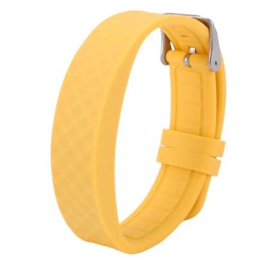 Imagem de Fabater Pulseira Inteligente Rastreadora de Fitness Vestível Com Recurso de Rastreamento de Sono, Design de Silicone Confortável, Contador de Passos para Homens e Mulheres (Amarelo)