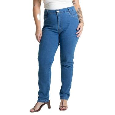 Imagem de Calça Jeans Sawary Cigarrete Plus Size - 280853 - Azul-Feminino