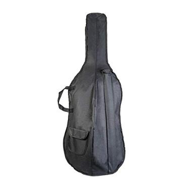 Imagem de Bolsa de transporte para violoncelo portátil Gig com alça ajustável e alças tecido náilon forro interior macio acolchoamento bolsos externos acessórios adequada violoncelos 4 3