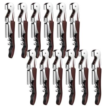 Imagem de Abridor de chaves de vinho, abridor de garrafa de vinho inoxidável para aplicações em casa, escritório, cozinha, restaurante, bar (12, vinho tinto)