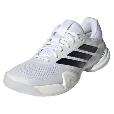 Imagem de adidas Tênis feminino Barricade 1/4 Clay, Branco/Preto/Branco, 39