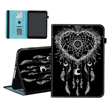 Imagem de smauncucn Capa para Samsung Galaxy Tab S11 Ultra 37.1 cm 2025, carteira de couro PU com hibernar/despertar automático, apanhador de sonhos