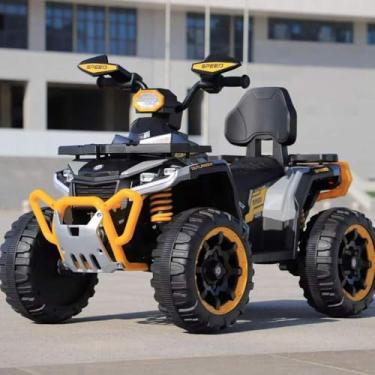 Imagem de Domni - Quadriciclo Elétrico Infantil 12v Amarelo Domni