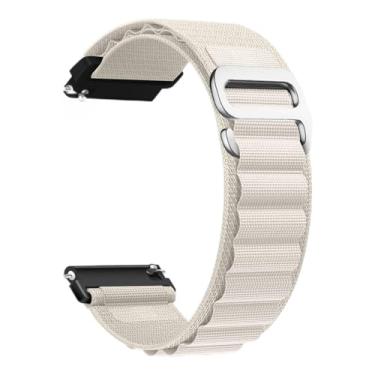 Imagem de Pulseira de nylon compatível com Samsung Galaxy Watch 7/FE/6/5 Pro 4 3/Watch 4 6 Classic/Active/Gear S2 S3 Frontier, pulseira esportiva de 20 mm e 22 mm para Galaxy Watch de 47 mm, 43 mm, 45 mm, 40 mm