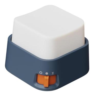 Imagem de WeiLaiKeQi Luminária Noturna em Formato de Chave, Ornamento para Mesa, Abajur de Cabeceira, Ideal para Escrivaninha, Dormitório, Estante de Livros Interna, Azul