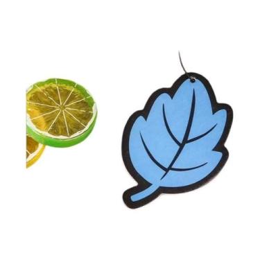 Imagem de Desodorizador De Carro Com Aroma De Baunilha 6PCS Forma De Folha Papel