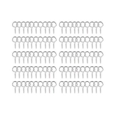 Imagem de Kit De Anéis De Chaveiro Em Prata E Ouro, Anéis De Metal Para Artesana