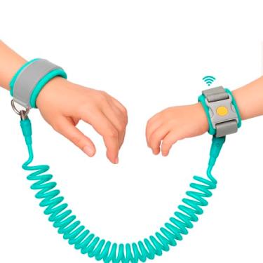 Imagem de Pulseira Guia De Segurança Infantil Anti Perda Cordão Para O Pulso Proteção Para Criança Filho Com Trava Magnética GRUPO FIRST SHOP