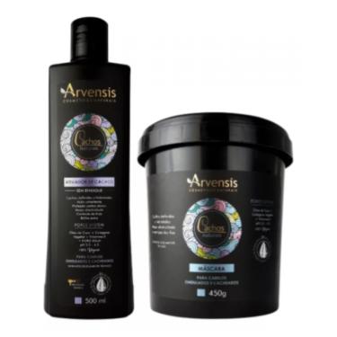 Imagem de Kit Arvensis Cachos Ondulados Ativador 500ml + Máscara 450g