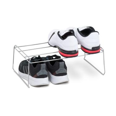 Imagem de Sapateira Empilhável Organizador de Armário para Calçados Tenis Sapato - Kit com 3 unidades