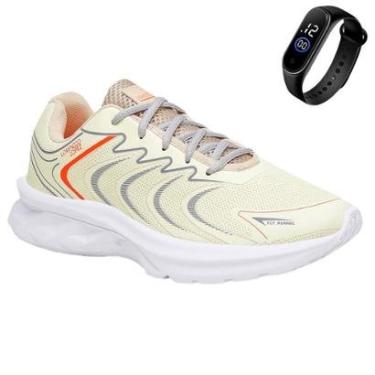 Imagem de Tênis Feminino Ortopédico Leve Moderno Com Relógio-Feminino