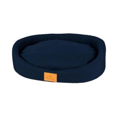 Imagem de Cama Bonito pra Cachorro Europa Baixa Marinho para Cães - Tamanho M