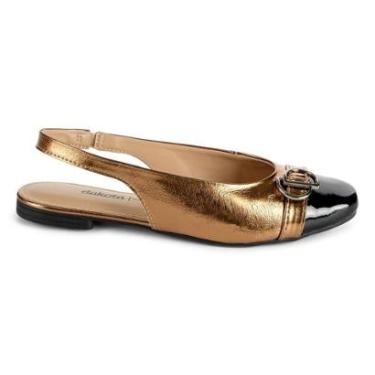 Imagem de Sapato Dakota Slinkgback Metalizado Feminino D0236-Feminino