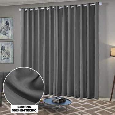 Imagem de Cortina Blackout 2,70m X 2,30m Corta Luz - Angélica Enxovais, Chumbo