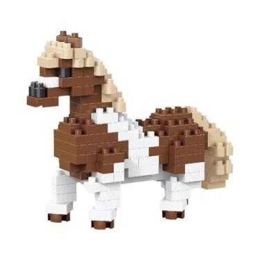 Imagem de Brinquedo De Blocos De Construção Micro Mini Alpacas, Cervos, Girafas,