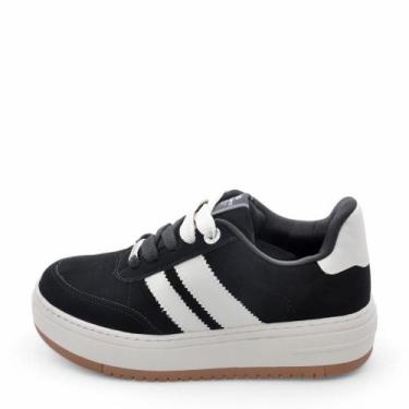 Imagem de Tênis Feminino Via Marte Flatform REF: 233-004-06 NOBUCK-NAPA, 35, Pre