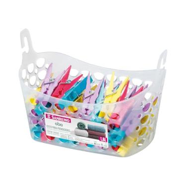 Imagem de Sanremo - Cesto Plástico Multiuso para Prendedores, Linha Oba