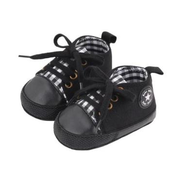 Imagem de Tênis De Lona Unissex Para Bebês, Sola Macia Antiderrapante, Primeiros