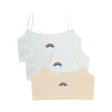 Imagem de Sutiãs De Treinamento Pequenos Com Estampa De Arco-Íris Para Meninas A