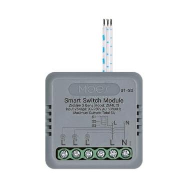 Imagem de Módulo Interruptor Mini Smart WiFi ZigBee 1-4 Canais DIY Com Temporiza