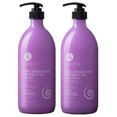 Imagem de Kit Shampoo e Condicionador Óleo de Coco Para Cachos, L LUSETA, Violeta
