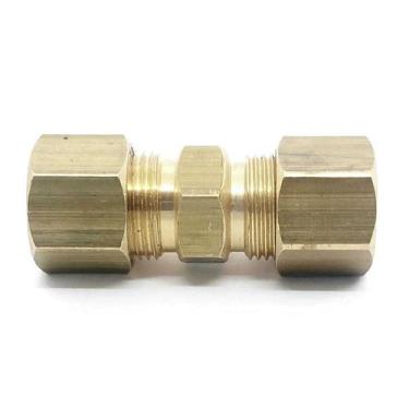 Imagem de União Compressão Porca Anilha 1/4 A X 1/4 A Tubo Cobre - ALUMEGAS