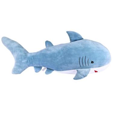 Imagem de Tubarão de Pelúcia Gigante 100cm Grande Plush Shark Almofada - Nikity 