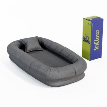 Imagem de Puff Nina Cama Pet Humana Para Familia Vai na Caixa Inflow - Inflow So