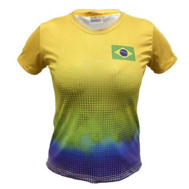 Imagem de Camisa Feminina Especial da Copa Verde e Amarela - Raju P, M