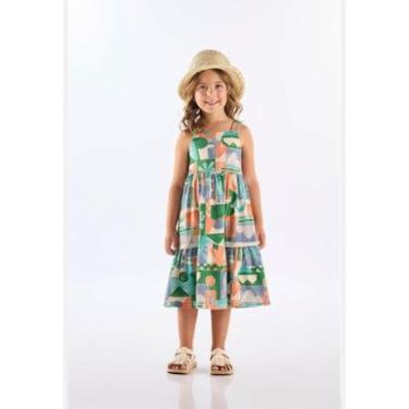 Imagem de Vestido Midi Algodão Alças Up Baby-Feminino