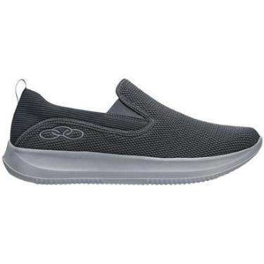 Imagem de Tênis Casual Slip On Masculino Olympikus Wellness Chumbo-Masculino