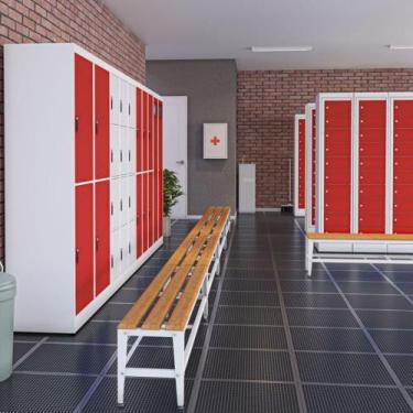 Imagem de Piso Plástico Modular Preto 50x50cm - 42526 - Presto Piso Plástico Pre