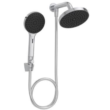 Imagem de Chuveiro Redondo 16cm Parede Com Desviador Plus Cromado - 2083.C.DES - DECA