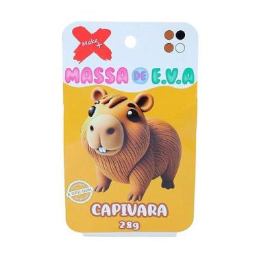 Imagem de Massa De Eva Em Pote De 28g 4 Cores Cada com tema de Animais Make, Cap