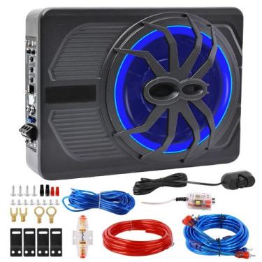 Imagem de Subwoofer de carro alimentado por baixo do assento 800W com amplificad
