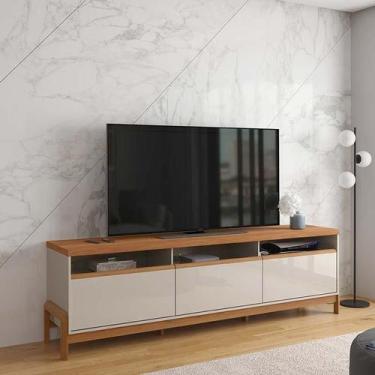 Imagem de Rack Bancada Sala 214cm Para TV 75 Polegadas Elegance 2.14 Lukaliam Of