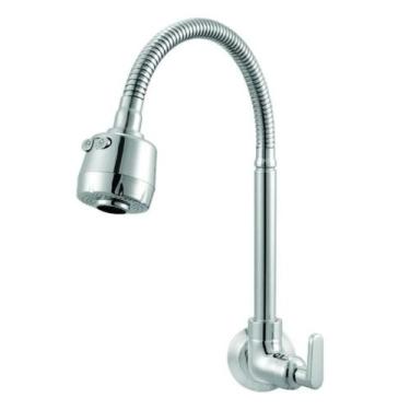 Imagem de Torneira para Cozinha Meber Uni Gourmet C18, Parede, Cromada - 27054.2