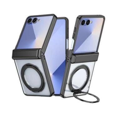 Imagem de Capa Transparente Magnética Magsafe Com Anel De Suporte Para Samsung G