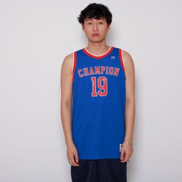 Imagem de Camiseta regata champion athletic jersey basket college, P