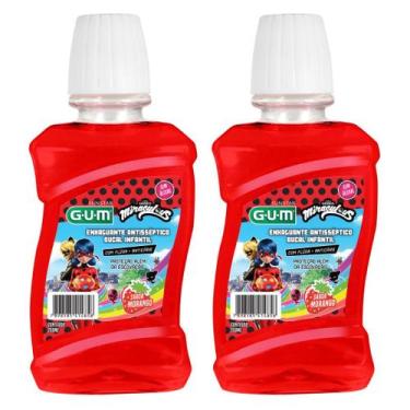 Imagem de Enxaguante Bucal Zero Álcool Infantil Miraculous Gum 500 ml