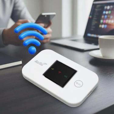 Imagem de Ponto De Acesso Wifi Portatil Roteador 4g Lte Chip Mbps300 - MIFI