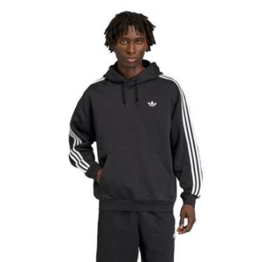 Imagem de Blusa Capuz Adicolor Classics Três Listras Adidas Masculina-Masculino